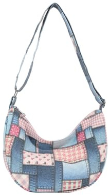 CORIOS Retro Schultertasche Damen Canvas Umhängetasche Mittlere Kapazität Handtasche Casual Tote Beutel Leichtgewicht Henkeltaschen Multifunktionale Tragetasche für Arbeit Reise Shopper Rosa