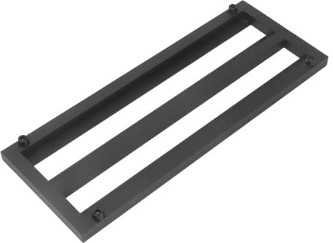 EMUKOEP Effektpedal-Zubehör, E-Gitarren-Effektpedal-Board, Gitarren-Effektor-Board aus Aluminiumlegierung mit Tragetasche