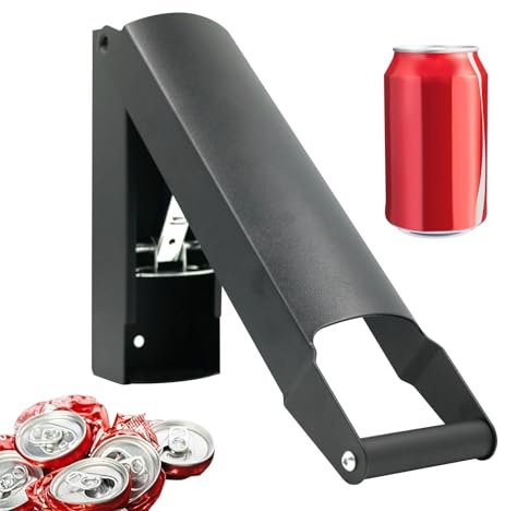 Tin Can Crusher - Heavy Duty Aluminium Can Crusher,Kitchen Gadget for Outdoor Activities, Friends Parties, Family Gatherings, and Home