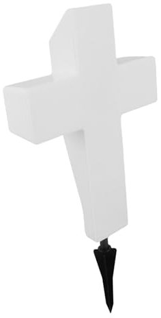 POPETPOP Per Tombe Decorazione in Plastica Con Led e Durevole Facile Installazione Per Cimiteri