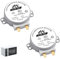 2 Pezzi Motorino Piatto Microonde TYJ50-8A7, Motore Microonde 220-240V 4W 4R/Min CW/CCW, Synchronous Motor per Piatto Girevole Forno Microonde Sostituzione Universale Compatibile Vari Elettrodomestici