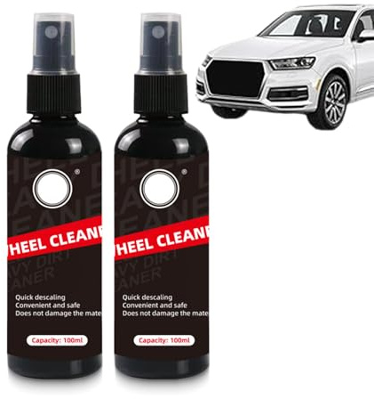 2PC Multifunctional Wheel Refurbishment Agent, Rim Cleaning Dirt Remover, Alloy Wheel Cleaner, Multifunctional Metal Rust Remover, Car Rust Removal Spray, Car Rust Remover