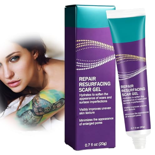 1 Pezzi 20g Gel per cicatrici, Crema riparatrice, Migliorare l'aspetto della pelle, uso quotidiano, Attenuare le imperfezioni cutanee