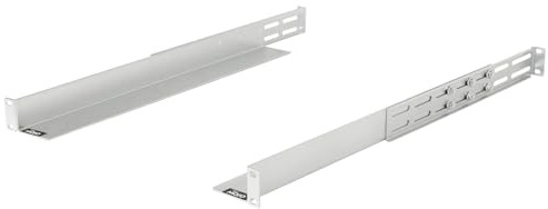 Tecmojo 1U serverrackskenor, rackhylla, glidskenor rackmonteringshylla med justerbart variabelt djup 530 mm–812 mm (54 kg)