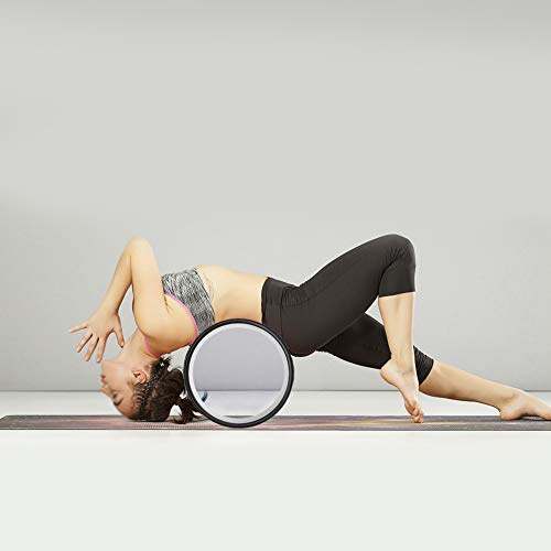 Rueda de Yoga, Herramienta de Entrenamiento Flexible de Alta Densidad para Culturismo, Fitness, Círculos de Yoga de Goma de PU para Entrenamiento de, Gimnasio, 1 Pieza para Hombres y