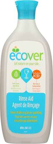 Ecover Naturally Derived Rinse Aid for Dishwashers, 16 Ounce