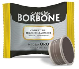 Caffè Borbone Miscela Oro - 50 Capsule - Compatibili con le Macchine Lavazza* Espresso Point*