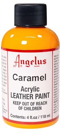 Angelus Acryl Leder Farbe 118ml / 4oz (Karamell / Caramel)