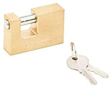 Lucchetto Rettangolare Ottone Mm.90 Rif.34