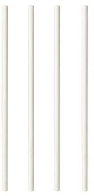 1000 Trinkhalme, Papier pure Ø 6 mm, 20 cm weiss 87513 Papstar biologische Papiertrinkhalme Papierstrohhalme Bio Öko