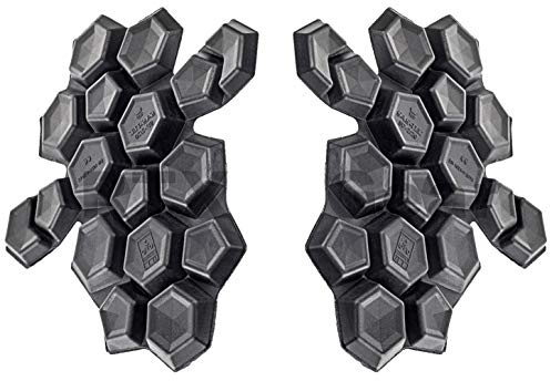 SAS-TEC Viscoelastische 3D-Memory-Schaumstoff-Protektoren, Stufe 2, Motorradfahrer, Radfahrer, Schulter, Ellenbogen, Knie, Hüfte, universal, Körperpanzerung, 2 Stück