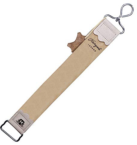 Haryali London Premium Leather Sharpening Strop Belt Stropping Sharpener for All Kind of Knives & Straight Razor Edges