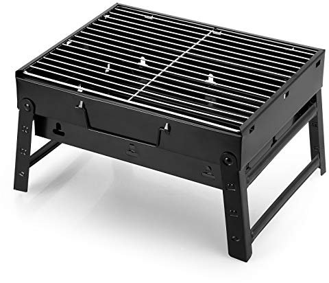 Uten - Griglia a carbone, barbecue pieghevole portatile leggera, affumicatore, M