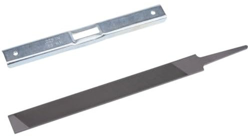 VIFERR Kit D'affûtage pour Tronçonneuse, Jauge de Profondeur en Acier Professionnel et Lime Plate avec Tronçonneuses à Usage Généra(Silvel)
