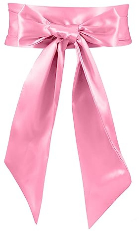 JasGood Damen Kleid Schärpe Brautgürtel Hochzeit Party Braut Satin Taillengürtel für Party besondere Anlässe 3,7'' breit, Eine Grösse passt allen