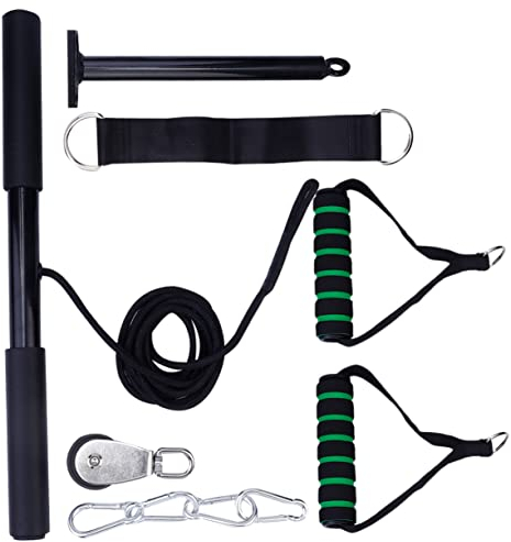 Toyvian DIY Fitnessgeräte Mit Gewichten Und Zubehör Leicht Zu Installieren Verwenden Platzsparend Und Transportabel
