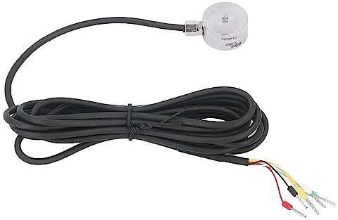Mini Cellule de à Bouton, Micro-Capteur de Poids Haute Précision, Acier Inoxydable IP65, Capteur de Force de Tension et de Compression avec D'excellentes Performances (100KG)
