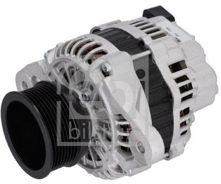 FEBI BILSTEIN Lichtmaschine 130A Generator LiMa 24V Alternator mit Riemenscheibe für VOLVO FH FH II FH III FM II FM III FMX II 183200