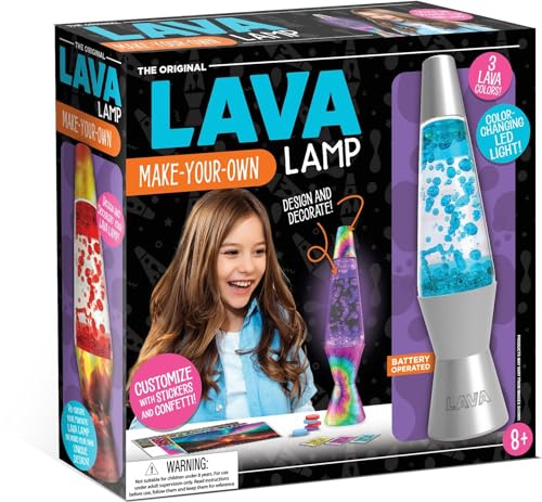 Schylling Lava-Lampe – Erstellen Sie Ihre eigene Lavalampe, individuelles Farb-Bastelset