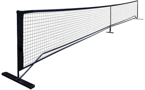 Bequemes Tennisnetz Werkzeuglose Installation Pitbull-Netz, Langlebige Netzoberfläche, Solide Struktur, 21.98*2.95ft, Geeignet Für Eine Vielzahl Von Bällen Und Sportplätzen, Anwendbar(Black)