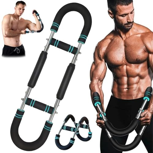 Shaker Twister Armtrainer,Twister Arm Trainer,Verstellbarer Brust-Expander,Tragbarer Muskelkraftverstärker,Oberschenkel-Master-Trainer,Dreistufige Geschwindigkeitseinstellung