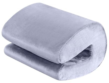 predolo Poggiatesta per Sedia da Ufficio, Sedia da scrivania, Supporto per Il Collo per Uomo e Donna, Cuscino Multifunzionale per Il, Cuscino per Il, Grigio