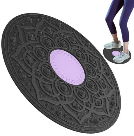 Tavola Propriocettiva |1*pcs Pedana Oscillante Antiscivolo | 30 Cm Con Punti Massaggianti Per Allenamento Muscolare E Riabilitazione | Migliora L’Equilibrio E La Stabilità, Ideale Per Adulti, Casa, Pa