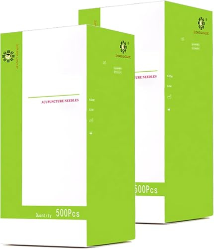 ZHONGYAN TAIHE 1000 Pcs Pluma de Acupuntura con Tubo (0.18 * 13mm)