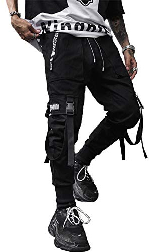 XYXIONGMAO joggingbyxor för män Techwear Hip Hop harembyxor streetwear taktiska träningsbyxor