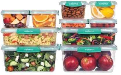 slamtech Klip IT Plus Food Storage Set, 10 Piece Eco Friendly Box