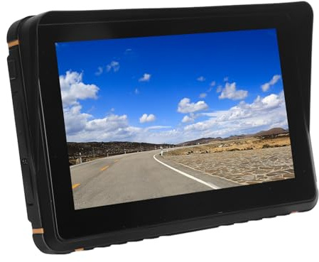 5G Dual WiFi Motorrad GPS Navigation, 7 Zoll HD Touchscreen, Kabellose GPS Navigation für Carplay für Airplay für Android Auto, Tragbares Wasserdichtes GPS System