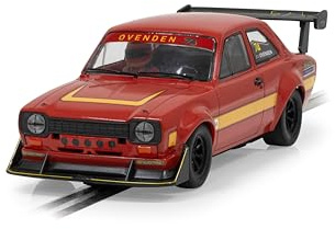 Scalextric C4571 Ford Escort MK1 RSR – Modifizierte Ford-Serie – Tom Ovenden Cars – Tourenwagen für Kinder ab 3 Jahren, Rot