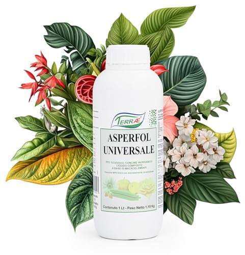 Concime Liquido Universale 1L | Nuova Formula NPK 6-6-6 | Un Solo Fertilizzante per Tutte le Tue Piante | Stimola Crescita Sana e Rigogliosa | Concime Universale, Piante Fiorite, per Agrumi e Orto