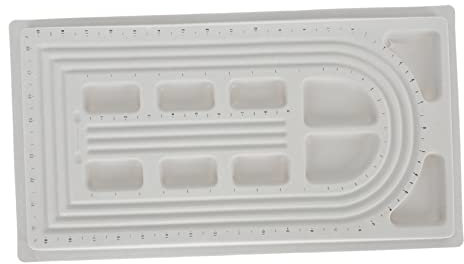 KONTONTY Herramienta Para Joyería Tablero De Diseño De Abalorios Organizador De Cuentas