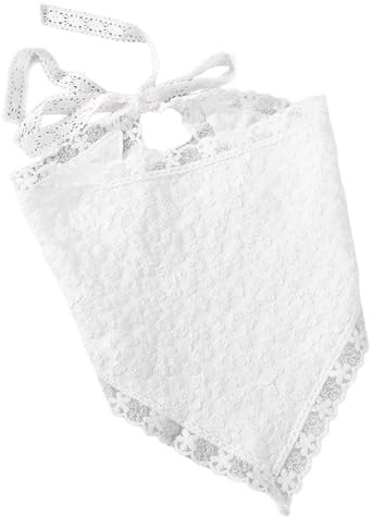 KMGDM Spitzenkopftuch für Mädchen, elegantes Haarschal, Bandana, Kopfbedeckung, Turbane, Haarband, Damen, Foto-Kopfbedeckung