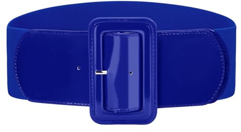 VONMELLI Breiter Elastischer Vintage Damen Gürtel - Dehnbarer Modischer Taillengürtel für Kleid