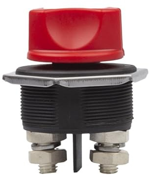 1 interruptor de perilla de 300 A for automóvil, interruptor de apagado de batería de RV, interruptor de alta corriente de batería principal, cabrestante(With 50cm wire)