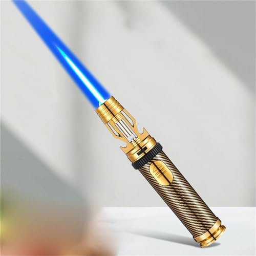 Briquet Torche Coupe-Vent avec décapsuleur, Corps en métal Coupe-Vent, Briquet de Barbecue Portable for Camping en Plein air,(B)