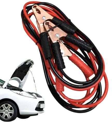 Cavo jumper – Filo booster ad alte prestazioni, morsetto in rame ad alta conducibilità, cavo di avviamento con isolamento spesso, amplificatore per batteria di emergenza per camion e veicoli