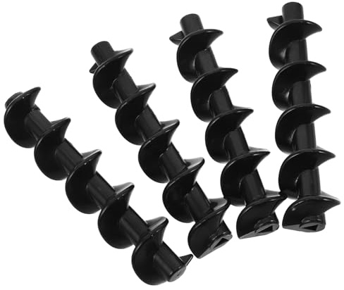 CIYODO 4Pcs Chocolate Fountain Spiral Shaft Replacement Parts, Mini Feed Rod for Home Chocolate Machine Repair and Maintenance, Spiral Shaft Kit for Fountain Machines at Parties and