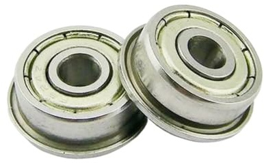 10 stücke F604ZZ Flansch Lager 4x12x4mm Miniatur Rillenkugellager Geschirmt Kugellager F604-2Z