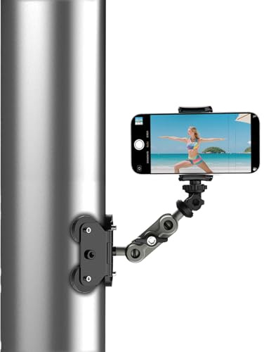 Magnetischer Smartphone-Halter – verstellbare Zaunhalterung, Action-Kamera-Pfostenhalterung für Baseball, Softball, Badminton, Fußball, Basketball, Aufzeichnung von Sportaufnahmen, Outdoor-Aktivitäten