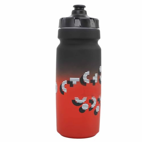 Generic Bekväm Cykelvattenflaska 750 Ml Läckagesäker Design för Cyklister och Friluftsentusiaster (Svart Röd)