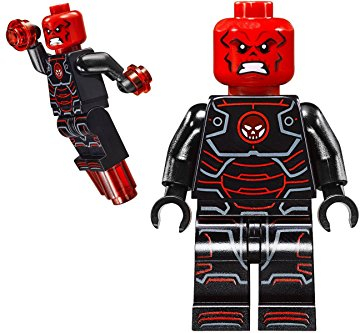 LEGO Marvel Superheroes Iron Skull minifigure - super heroes iron man red skull