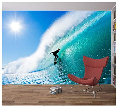 Beach Surfing Sea Wave Ocean Sky Photo Wallpaper Wall Mural Home Bedroom Decoration
