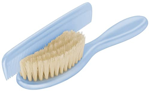 Rotho Babydesign Kamm und Bürste, Naturborsten, Ab 0 Monate, TOP/Bella Bambina, Sky Blue (Hellblau), 20059 0289 01