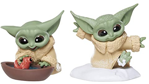 Star Wars The Bounty Collection Serie 4 Grogu 2er-Pack, Kaulquappen-Freund und Schneewanderung, für Kinder ab 4 Jahren