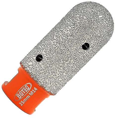 BGTEC Diamant Fingerfräser 25mm - M14 Gewinde Vergrößerung Vorhandener Löcher in Porzellan Keramik Marmor Granit