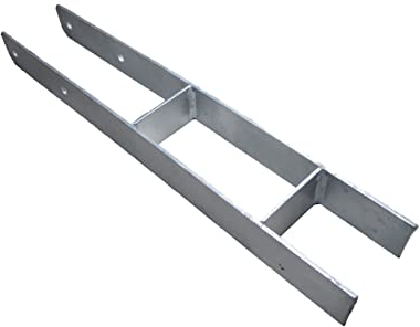 H-Anker feuerverzinkt 91x600x60x5 mm