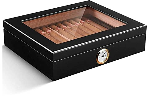 Cigar Box Cigarette Box,Carved Storage for Travel and Work, Leather Humidor, Cigar Box Decorative Box